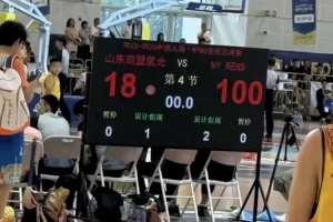 统治力!NYBO特邀美国-纽约RENS队参赛 后者打出100-18的大胜