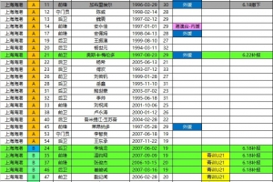 海港2026中超夏转后报名名单:撤下加布里埃尔,补报梅伦多