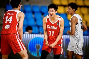 中国U18男篮斩获亚洲杯亚军!