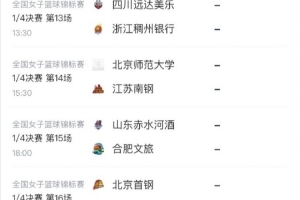 锦标赛1/4决赛:江苏PK北师悬念重重 京沪大战收官